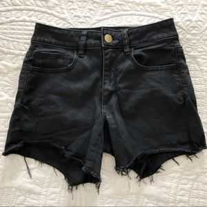 American Eagle Black Hi Rise Shorts - size 2